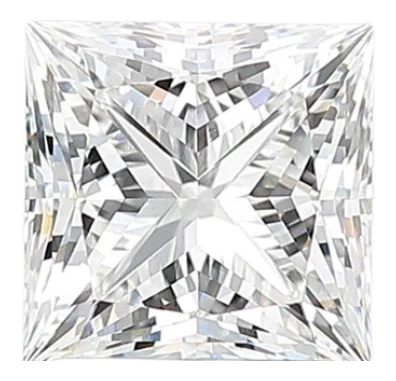 2.1 Carat F VVS2 Princess Lab Diamond