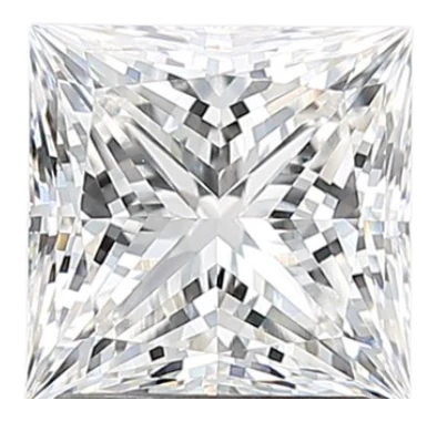 2.1 Carat F VVS2 Princess Lab Diamond