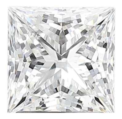 2.1 Carat F VVS2 Princess Lab Diamond
