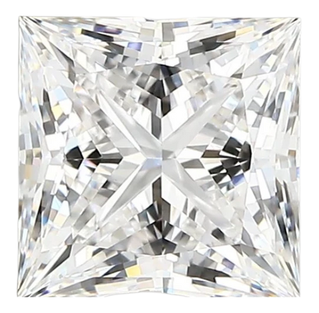 2.47 Carat D VVS2 Princess Lab Diamond