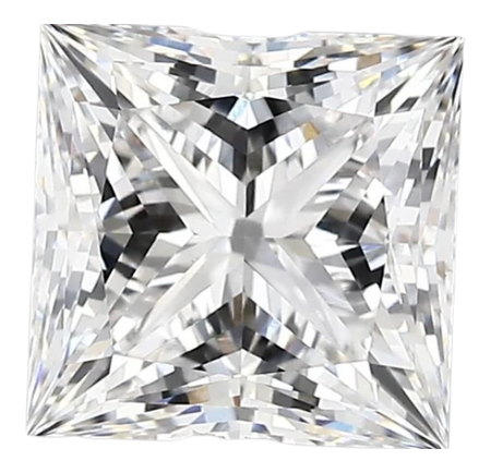 2.64 Carat D VS1 Princess Lab Diamond