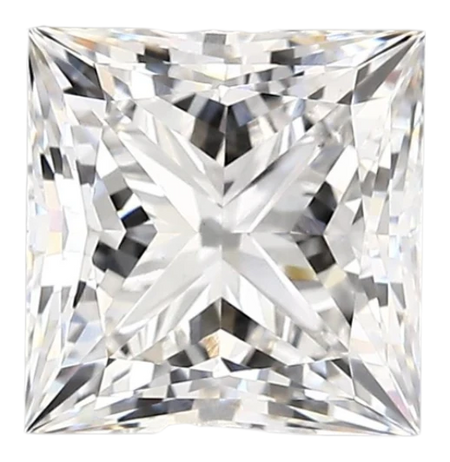 2.69 Carat E VVS2 Princess Lab Diamond