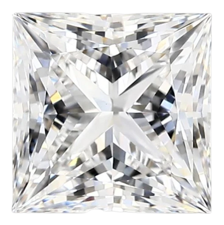2.69 Carat E VVS2 Princess Lab Diamond