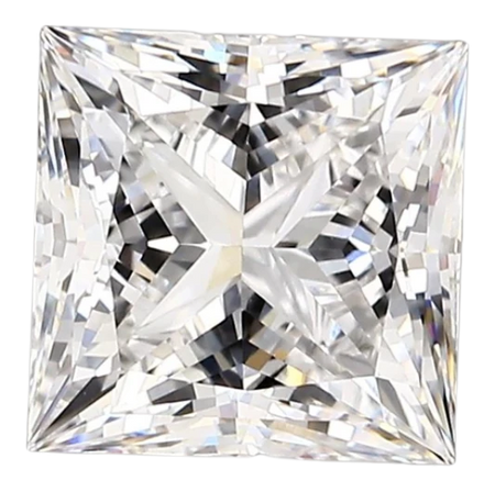 2.8 Carat E VVS2 Princess Lab Diamond