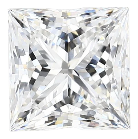 2.86 Carat E VS2 Princess Lab Diamond