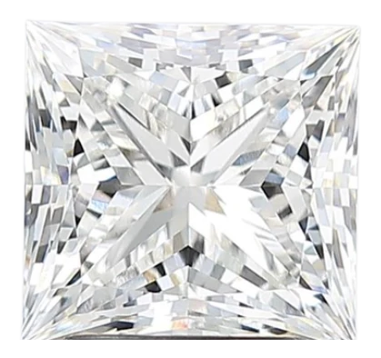 3.05 Carat G VVS2 Princess Lab Diamond