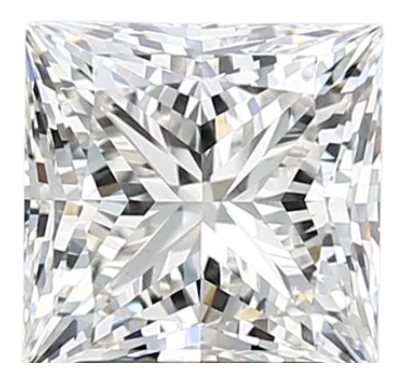 3.05 Carat G VVS2 Princess Lab Diamond