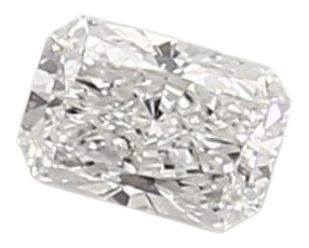 0.31 Carat D VVS2 Radiant Lab Diamond