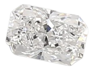 0.32 Carat D VVS1 Radiant Lab Diamond