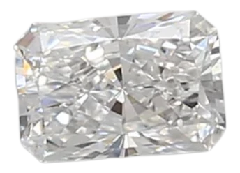 0.32 Carat D VVS2 Radiant Lab Diamond