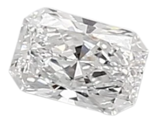 0.32 Carat D VVS2 Radiant Lab Diamond