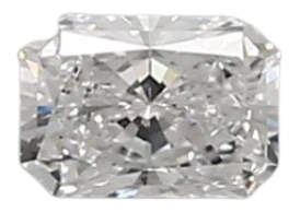 0.33 Carat D VVS1 Radiant Lab Diamond