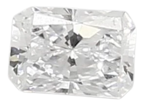 0.33 Carat D VVS2 Radiant Lab Diamond