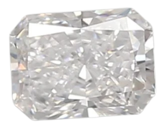 0.35 Carat D VVS2 Radiant Lab Diamond