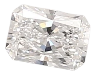 0.35 Carat D VVS2 Radiant Lab Diamond