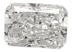 0.35 Carat D VVS2 Radiant Lab Diamond