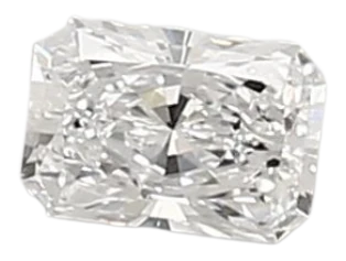 0.36 Carat D VVS2 Radiant Lab Diamond