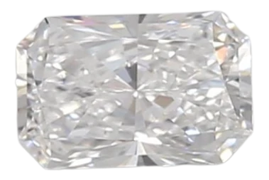 0.36 Carat D VVS2 Radiant Lab Diamond