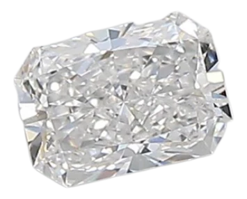 0.37 Carat D VS1 Radiant Lab Diamond