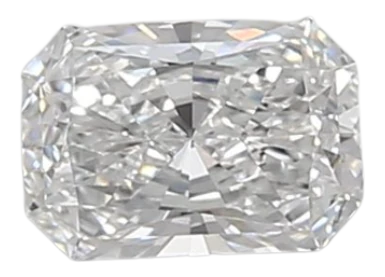 0.37 Carat D VVS2 Radiant Lab Diamond