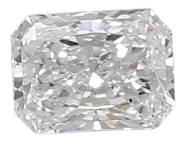 0.38 Carat D VS2 Radiant Lab Diamond