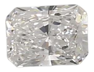0.38 Carat D VVS1 Radiant Lab Diamond