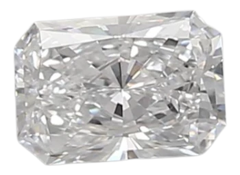 0.38 Carat D VVS1 Radiant Lab Diamond