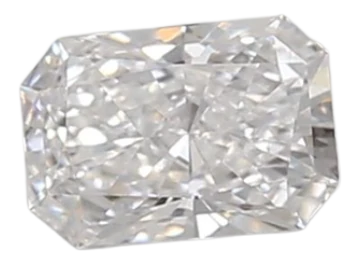 0.38 Carat D VVS2 Radiant Lab Diamond