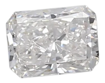 0.38 Carat E VVS2 Radiant Lab Diamond