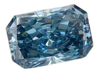 0.39 Carat Blue VS1 Radiant Lab Diamond