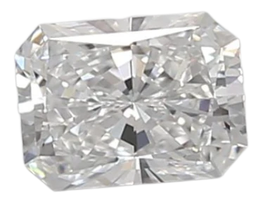 0.39 Carat D VVS2 Radiant Lab Diamond
