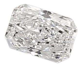 0.39 Carat D VVS2 Radiant Lab Diamond