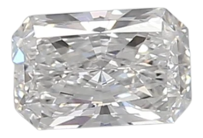 0.4 Carat D VVS2 Radiant Lab Diamond