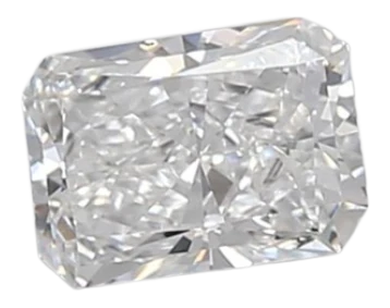 0.41 Carat D VS2 Radiant Lab Diamond