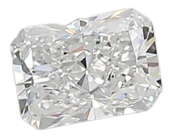 0.41 Carat D VVS2 Radiant Lab Diamond