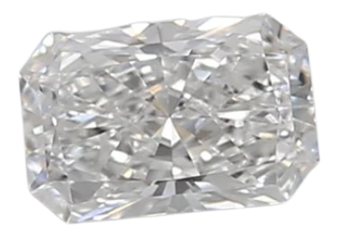 0.41 Carat D VVS2 Radiant Lab Diamond
