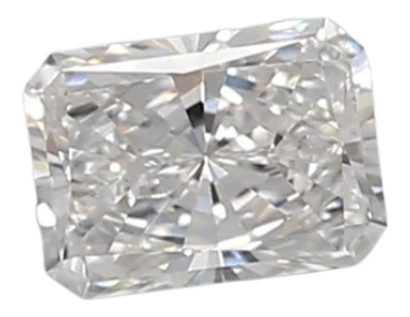0.41 Carat D VVS2 Radiant Lab Diamond