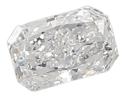 0.41 Carat D VVS2 Radiant Lab Diamond