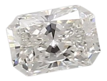 0.41 Carat F VVS2 Radiant Lab Diamond