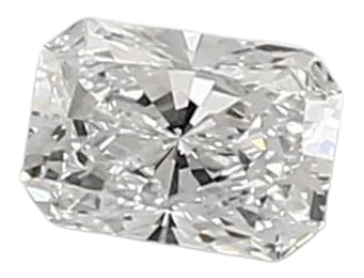0.42 Carat E VVS2 Radiant Lab Diamond