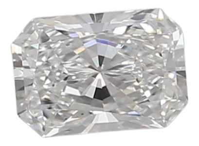 0.43 Carat D VS1 Radiant Lab Diamond