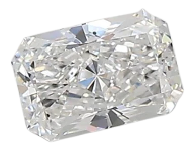 0.43 Carat D VS2 Radiant Lab Diamond