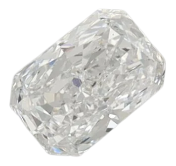 0.43 Carat D VVS2 Radiant Lab Diamond