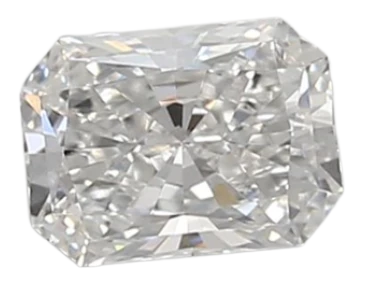 0.43 Carat D VVS2 Radiant Lab Diamond