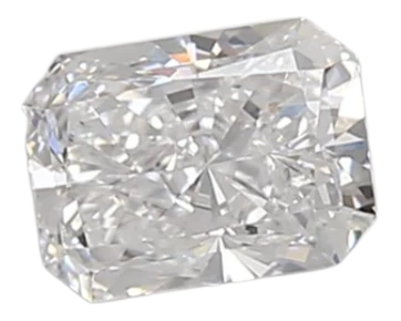 0.45 Carat D VS1 Radiant Lab Diamond