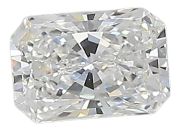 0.45 Carat D VVS2 Radiant Lab Diamond