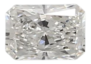 0.46 Carat F VVS2 Radiant Lab Diamond