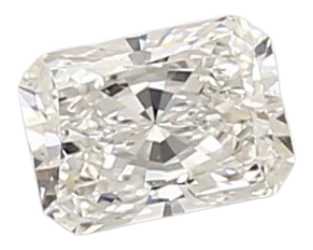 0.47 Carat F VVS2 Radiant Lab Diamond