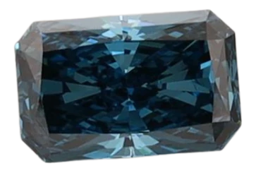 0.48 Carat Blue VVS2 Radiant Lab Diamond