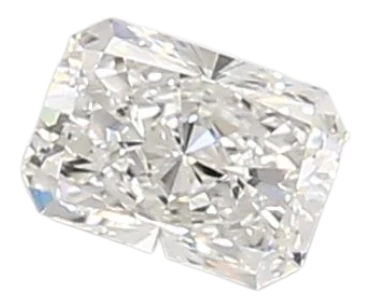 0.49 Carat F VVS1 Radiant Lab Diamond